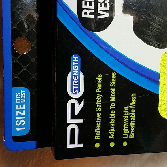 PRO STRENGTH - Reflective Vest, NEW... - Picture 4 of 9